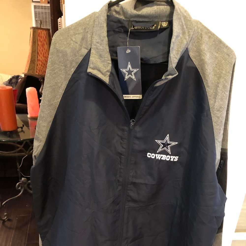 Dunbrooke Apparel NFL Dallas Cowboys Men’s Softshell Jacket Navy. Sz XL